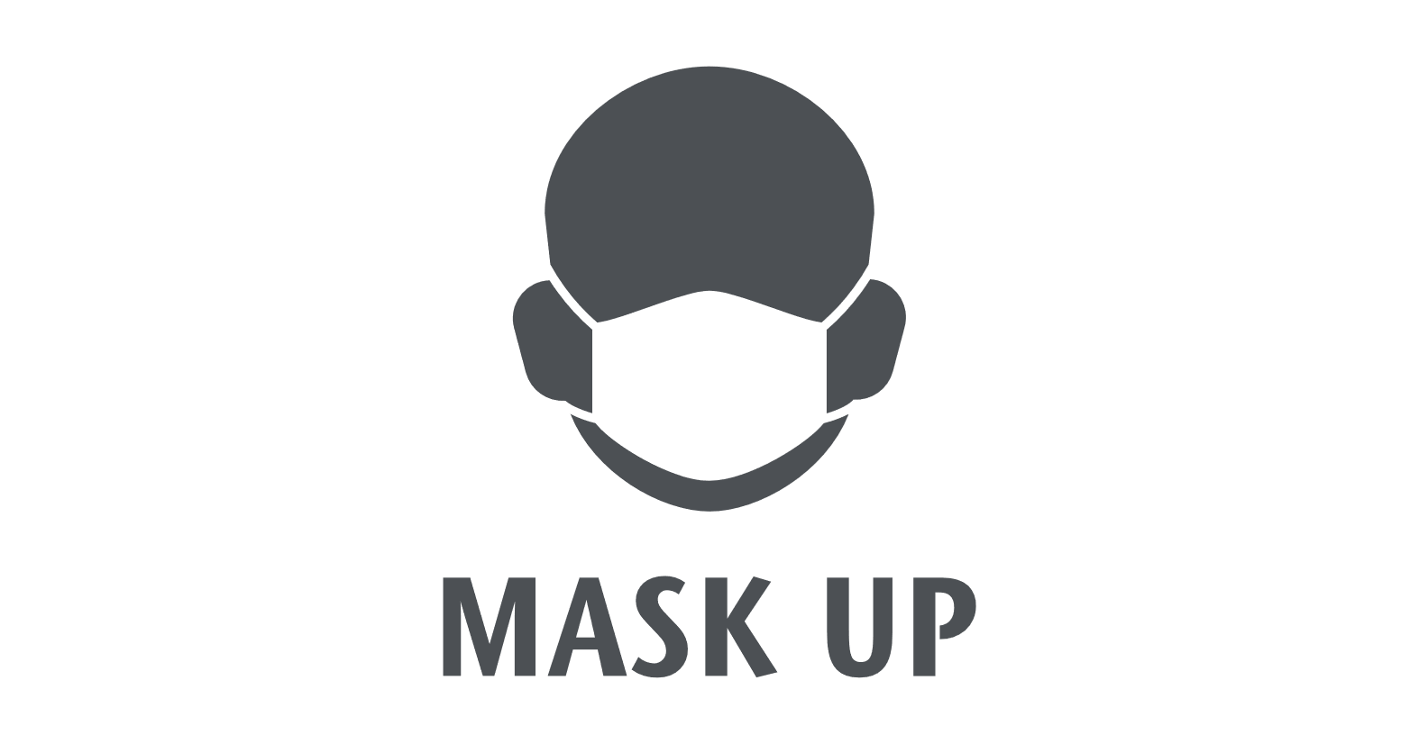 Icon showing person wearing mask