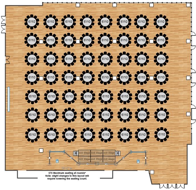 Banquet Seating @ Rounds