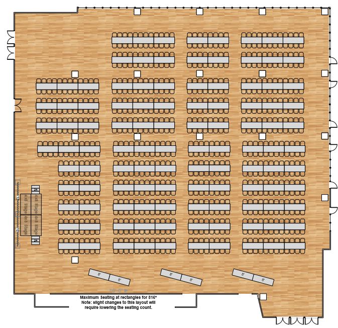 Banquet Seating @ Rectangles