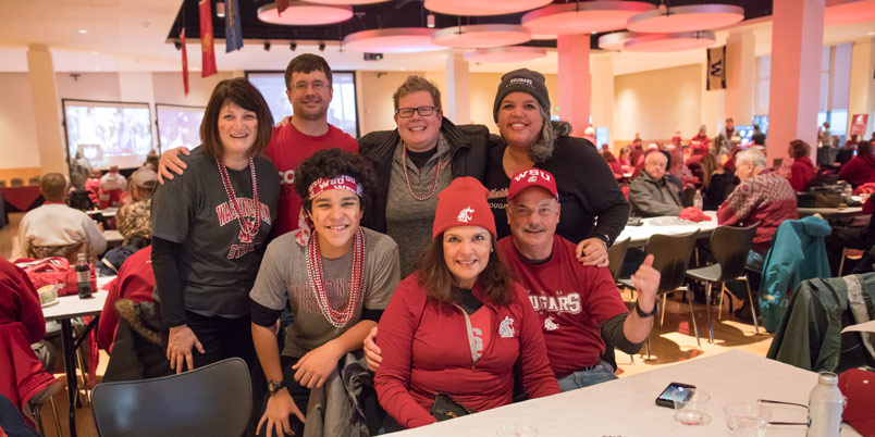 A group poses during KickOff at the Cub