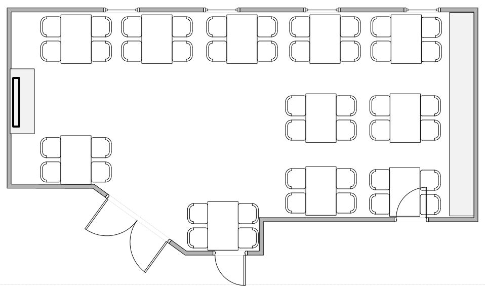 70F seating arrangement