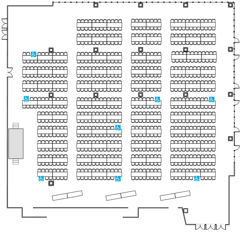 Banquet Seating @ Rectangles