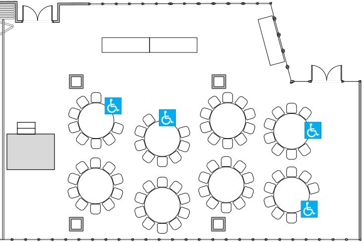 Banquet Seating @ Rounds