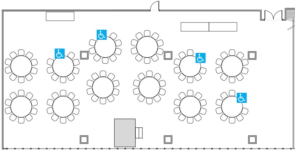 Banquet Seating @ Rounds