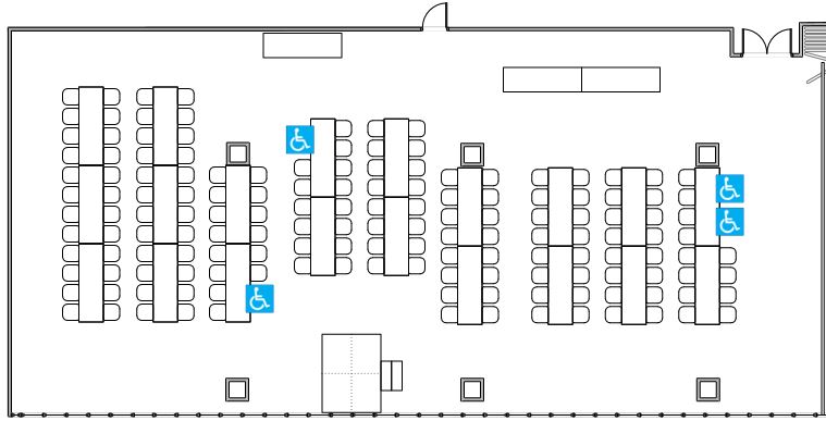 Banquet Seating @ Rectangles