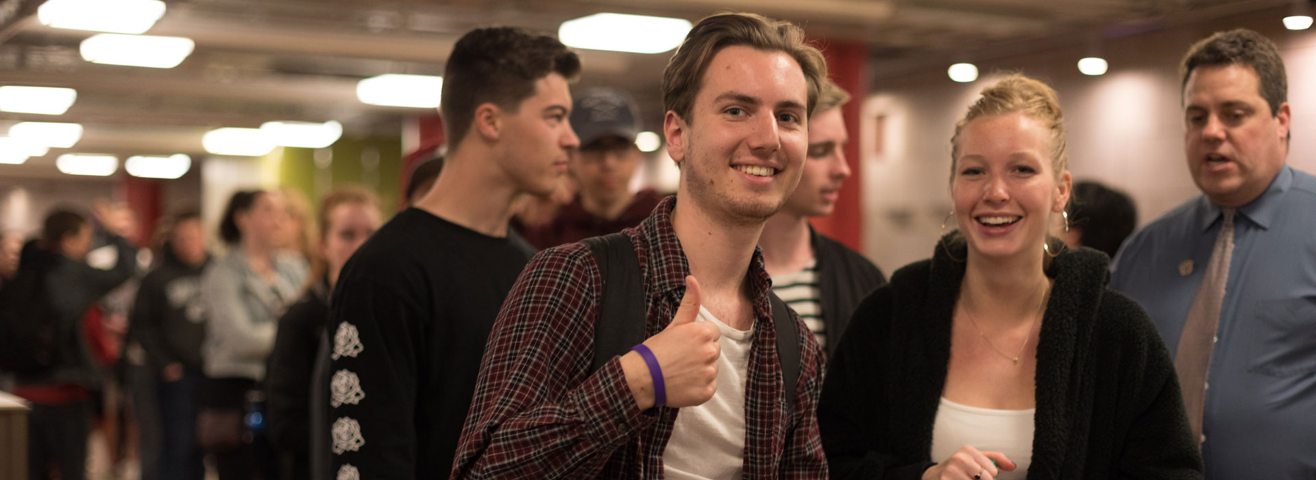 Students in the CUB