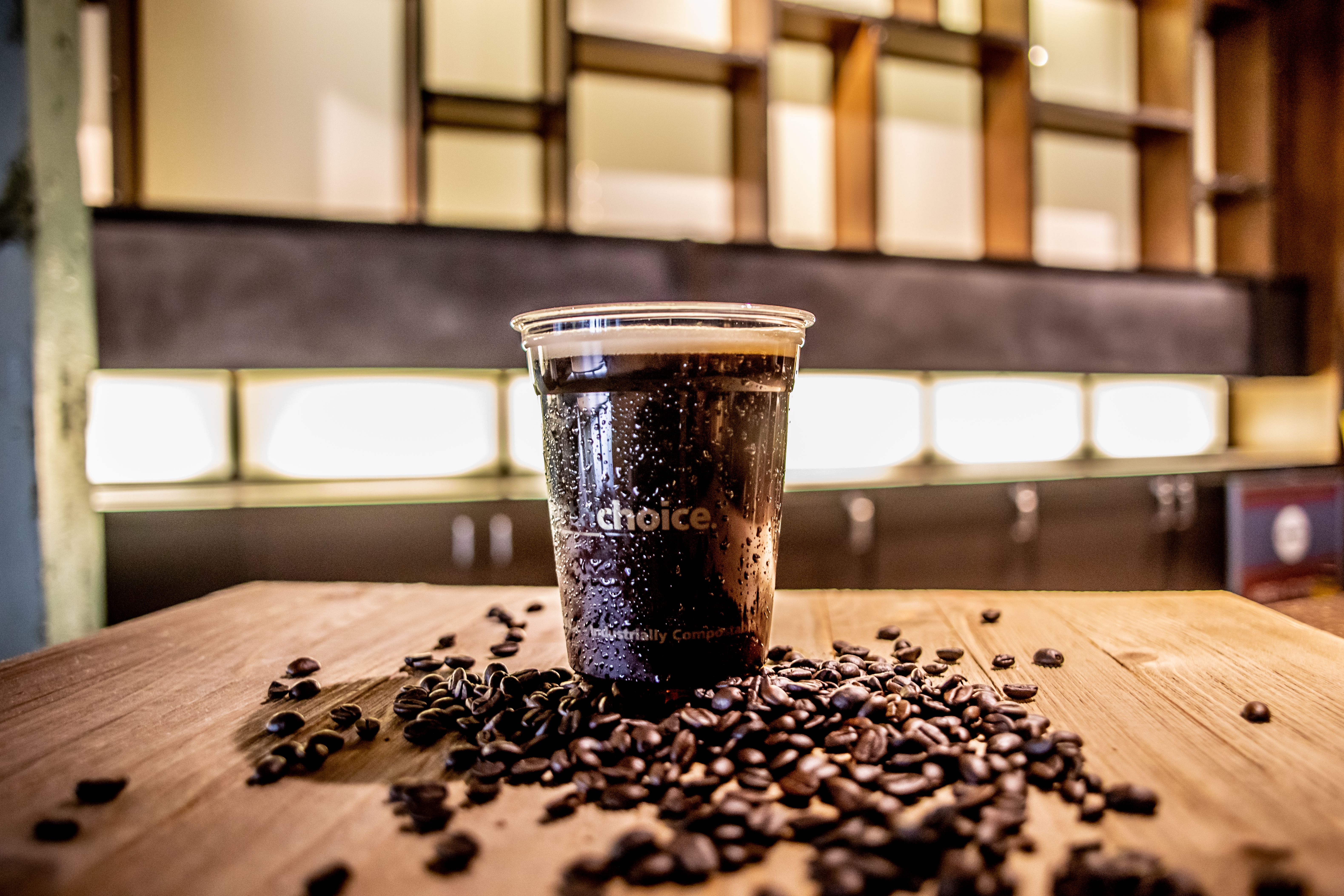 Nitro cold brew coffee